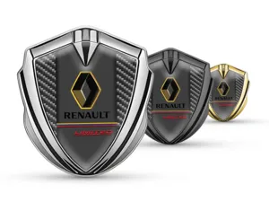 Renault Emblema Metallico Badge Disegno Max Robusto